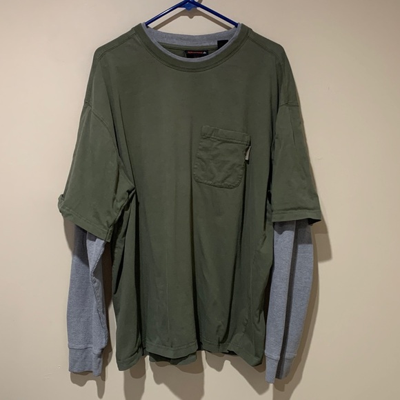 Layered look one piece shirt - Picture 1 of 10